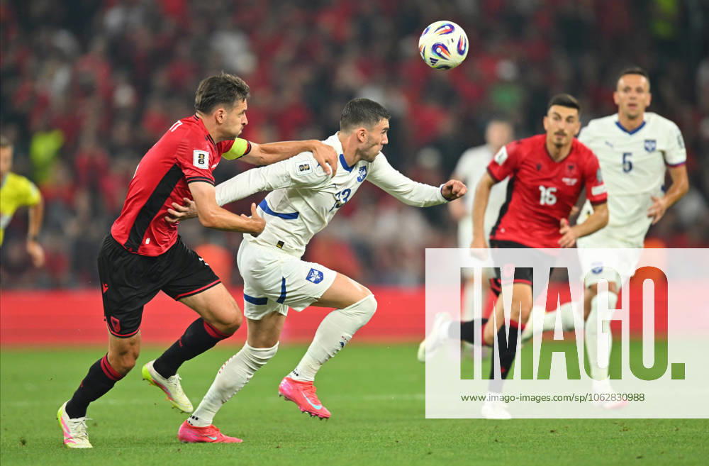 ALBANIA vs SERBIA DUSAN VLAHOVIC, football player of Serbia during World Cup qualification match against Albania, at Kombetare stadium. Tirana, 07.06.2025. photo: MN Press photo mm FOOTBALL, SERBIA, ALBANIA, FIFA World Cup, WM, Weltmeisterschaft, Fussball QUALIFICATIONS MATCH Tirana Kombetare stadium Albania