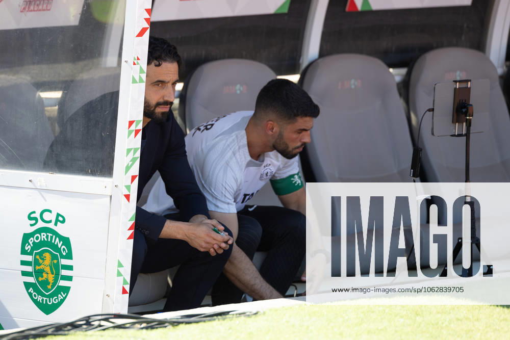 Sporting head coach from Portugal RUBEN AMORIM (L) before the start of the game of the final of the Portugal Cup between Porto and Sporting at Estadio Nacional Caxias Portugal - ZUMAs359 20240526_zsp_s359_006