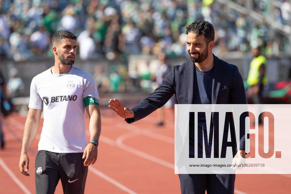 Sporting head coach from Portugal RUBEN AMORIM (R) before the start of the game of the final of the Portugal Cup between Porto and Sporting at Estadio Nacional Caxias Portugal - ZUMAs359 20240526_zsp_s359_004