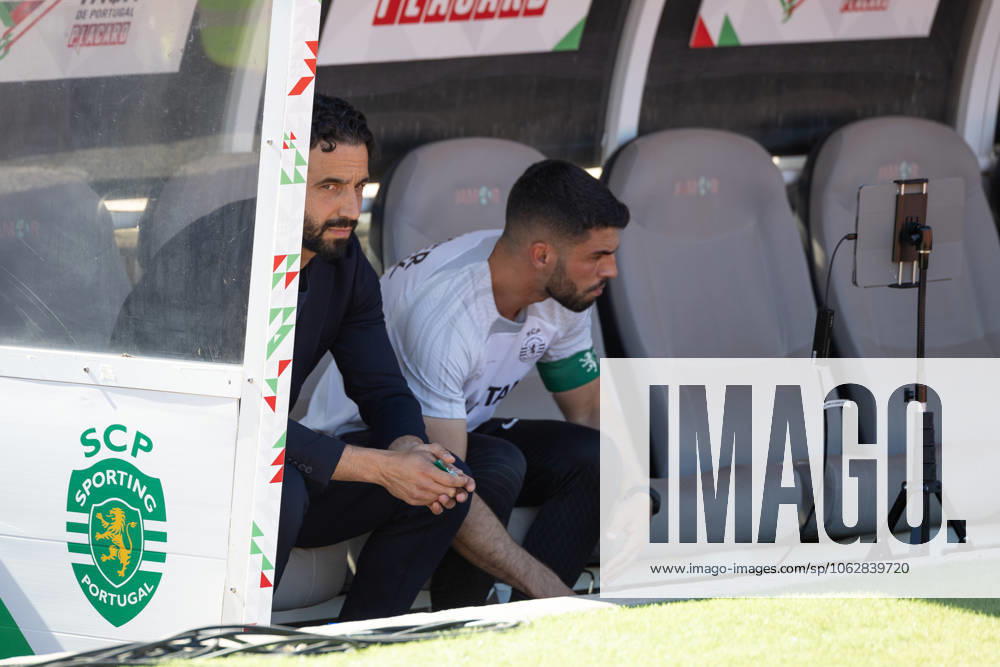 Sporting head coach from Portugal RUBEN AMORIM (L) before the start of the game of the final of the Portugal Cup between Porto and Sporting at Estadio Nacional Caxias Portugal - ZUMAs359 20240526_zsp_s359_007