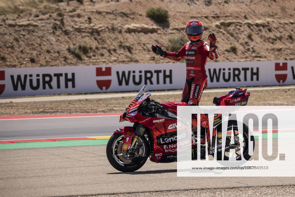 Motogp, sprint race, 8th stage, aragon, spain Aragon - 07 06 2025 - motogp, marc marquez (93), ducati lenovo team. Sprint race, 8th stage, aragon, spain (07) Spain Spain