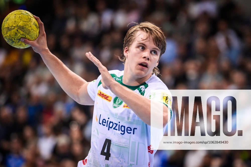 Andri Mar Runarsson SC DHfK Leipzig, 04 GER, TVB Stuttgart SC DHfK Leipzig, DAIKIN HBL, Handball, Bundesliga, 34 Matchday, Season 2024 2025, 08 06 2025 GER, TVB Stuttgart SC DHfK Leipzig, DAIKIN HBL, Handball, Bundesliga, 34 Matchday, Season 2024 2025, 08 06 2025 Stuttgart