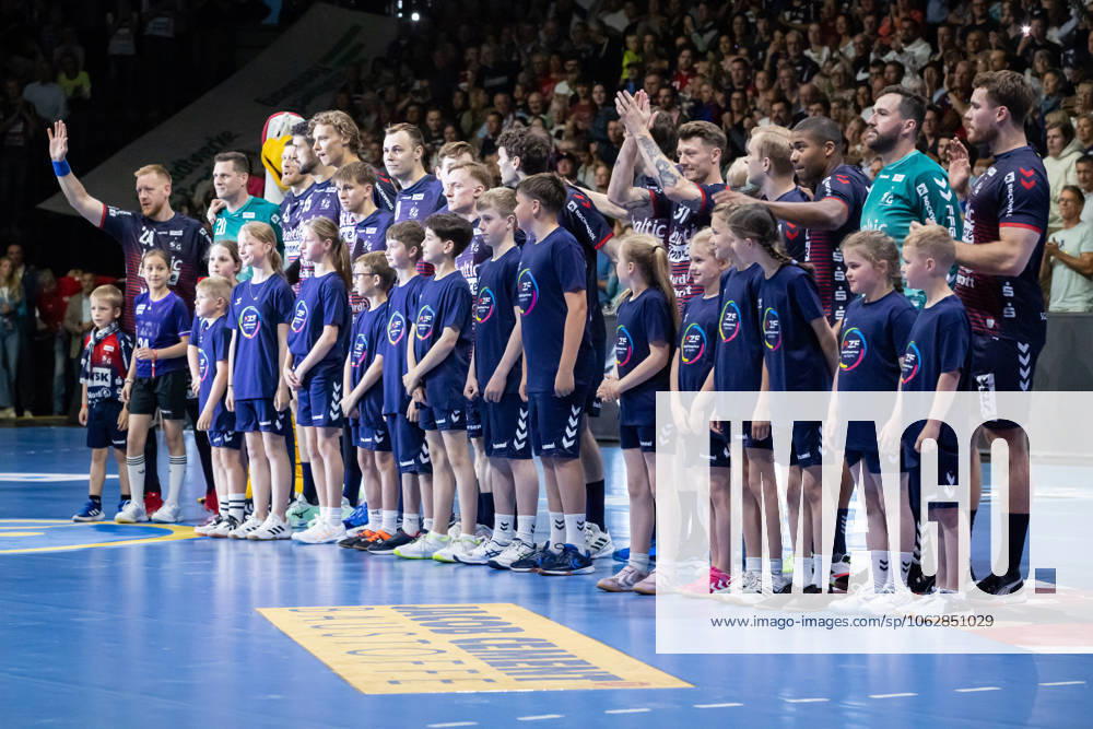 DAIKIN HBL SG Flensburg Handewitt vs Handball Sportverein Hamburg 08 06 25 Team SG Flensburg Handewitt before the match DAIKIN HBL SG Flensburg Handewitt vs Handball Sportverein Hamburg, GP JOULE Arena on 08 06 25