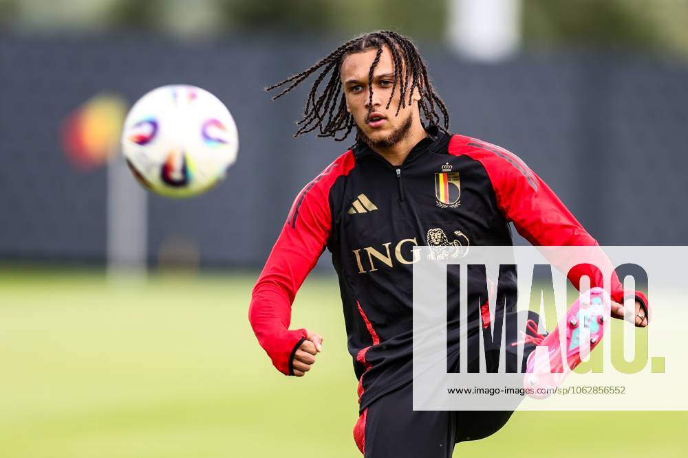 Belgium s Diego Da Silva Moreira pictured during a training session of the Red Devils, the Belgian national soccer team, at the Proximus Basecamp in Tubize, Sunday 08 June 2025. The team is preparing for the World Cup 2026 qualifier against Wales (09 06). BRUNOxFAHY x126453026x