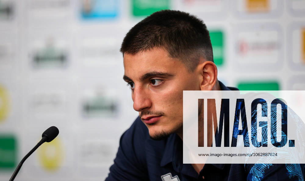 Luxembourg press conference, PK, Pressekonferenz Stade de Luxembourg 9 6 2025 Seid Korać Seid Korać 9 6 2025