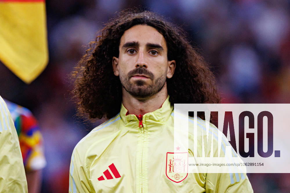Marc Cucurella seen during UEFA Nations League 2025 final game between national teams of Portugal and Spain (Maciej Rogowski) Munich Allianz Arena Germany