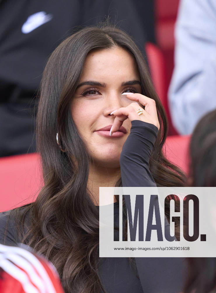 Luisa, wife of Jonathan Tah, DFB 4 in the UEFA Nations League 2025 Third Place match GERMANY - FRANCE 0-2 in Season 2024 2025 at June 8, 2025 in Stuttgart, Germany.