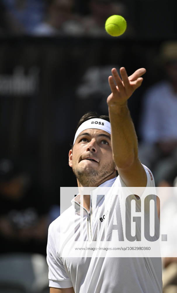 Taylor Fritz USA Action Serve Tennis Men BOSS Open ATP 250 Stuttgart 2025 Weissenhof BOSS Open ATP 250 Stuttgart 2025
