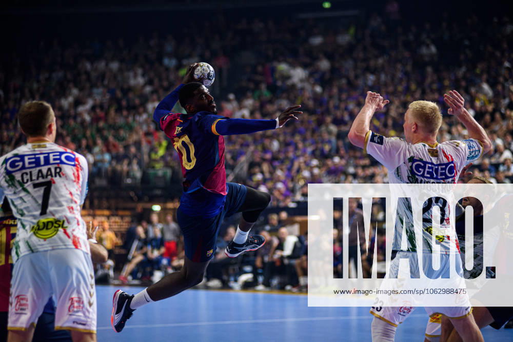 COLOGNE, GERMANY - 14 JUNE, 2025: Dika Mem - The match of TruckScout24 EHF FINAL4 Barca vs SC Magdeburg at Lanxess Arena.
