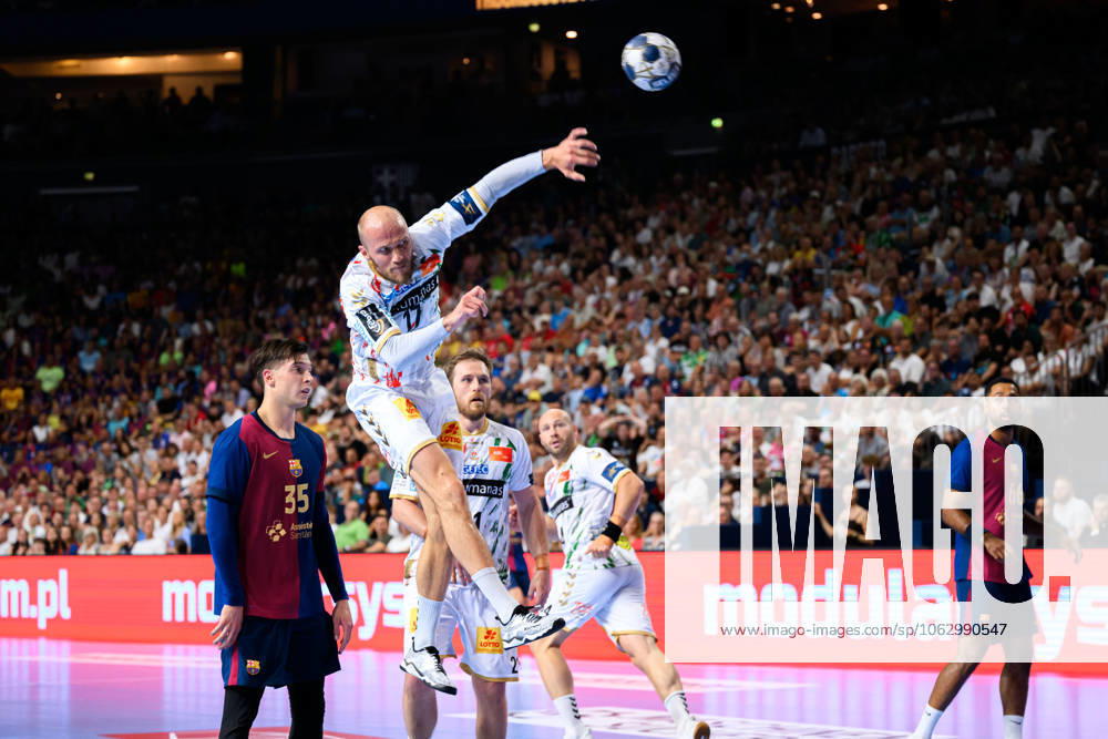 Cologne, Germany Handball EHF CL Final 4 Semi-Final Barca SC Magdeburg Tim Hornke SC Magdeburg Cologne Lanxess Arena North Rhine-Westphalia Germany