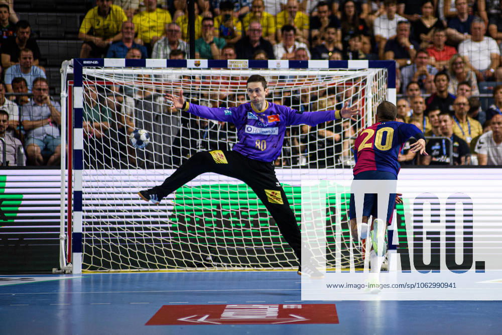COLOGNE, GERMANY - 14 JUNE, 2025: - The match of TruckScout24 EHF FINAL4 Barca vs SC Magdeburg at Lanxess Arena.