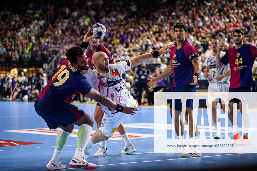 COLOGNE, GERMANY - 14 JUNE, 2025: Tim Hornke - The match of TruckScout24 EHF FINAL4 Barca vs SC Magdeburg at Lanxess Arena.