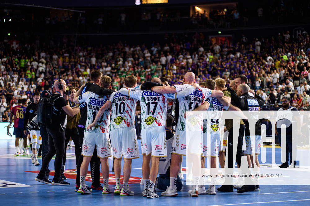COLOGNE, GERMANY - 14 JUNE, 2025: - The match of TruckScout24 EHF FINAL4 Barca vs SC Magdeburg at Lanxess Arena.