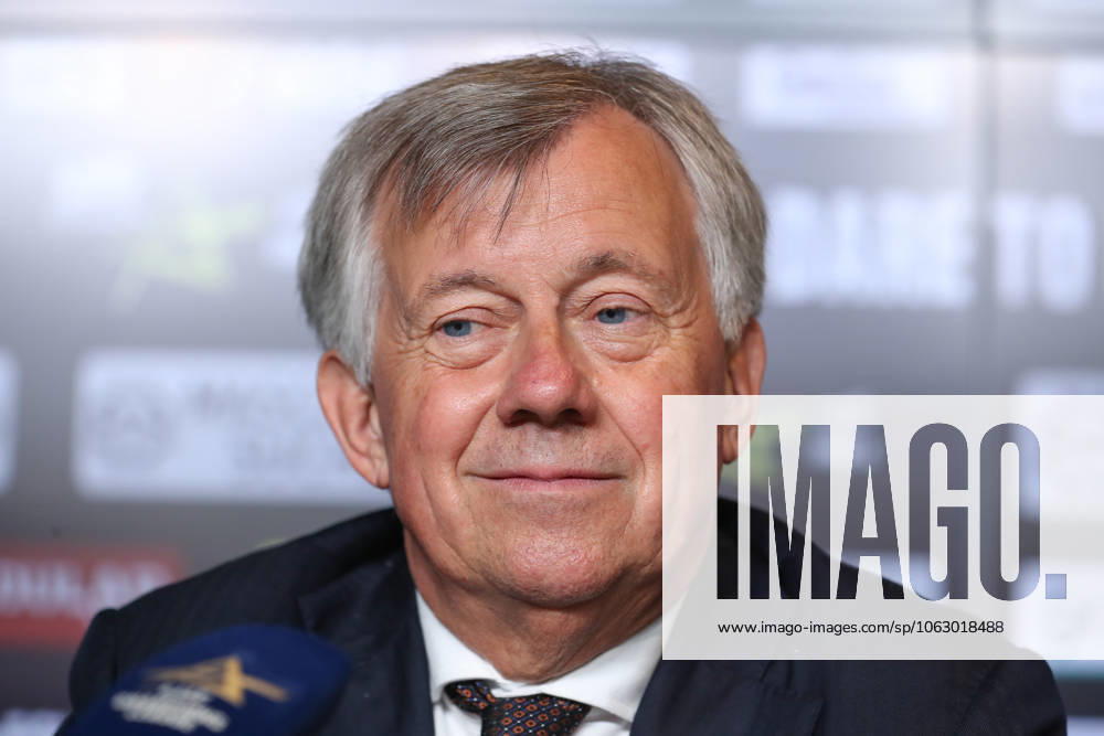 Handball, EHF Champions League Final, Füchse Berlin SC Magdeburg v l Press conference on the final day, Michael Wiederer EHF President Portrait, Portraet, single picture Cologne