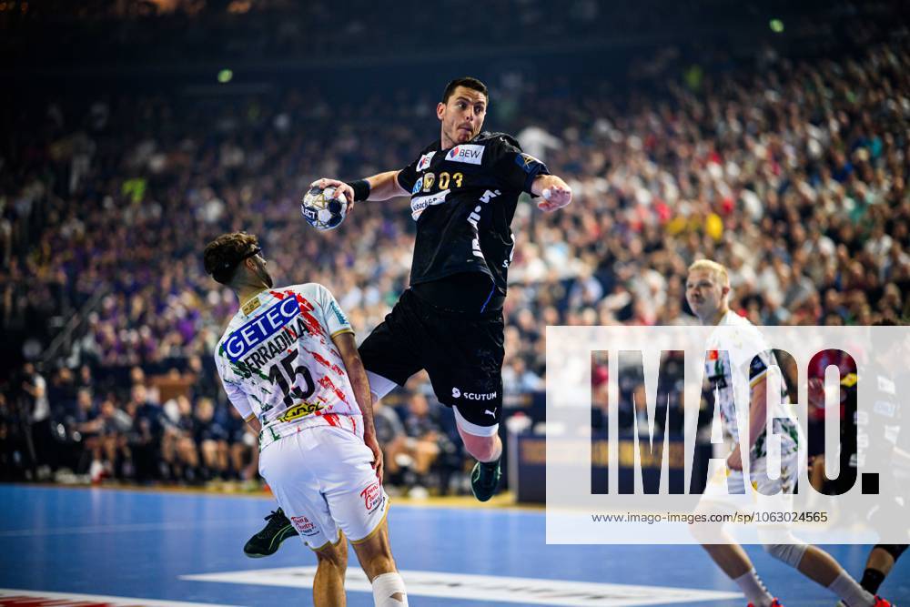 COLOGNE, GERMANY - 15 JUNE, 2025: Mijajlo Marsenic - The final match of TruckScout24 EHF FINAL4 Fuchse Berlin vs SC Magdeburg at Lanxess Arena.