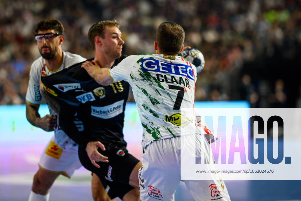 COLOGNE, GERMANY - 15 JUNE, 2025: - The final match of TruckScout24 EHF FINAL4 Fuchse Berlin vs SC Magdeburg at Lanxess Arena.