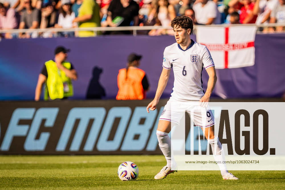ENGLAND U21, U 21 - SLOVENIA U21 Hayden Hackney of England during the UEFA European Under-21 Championship 2025 Group B football match between England U21 and Slovenia U21. Stadium Nitra Arena, Nitra, Slovakia, June 15, 2025. Photo by Branislav Racko