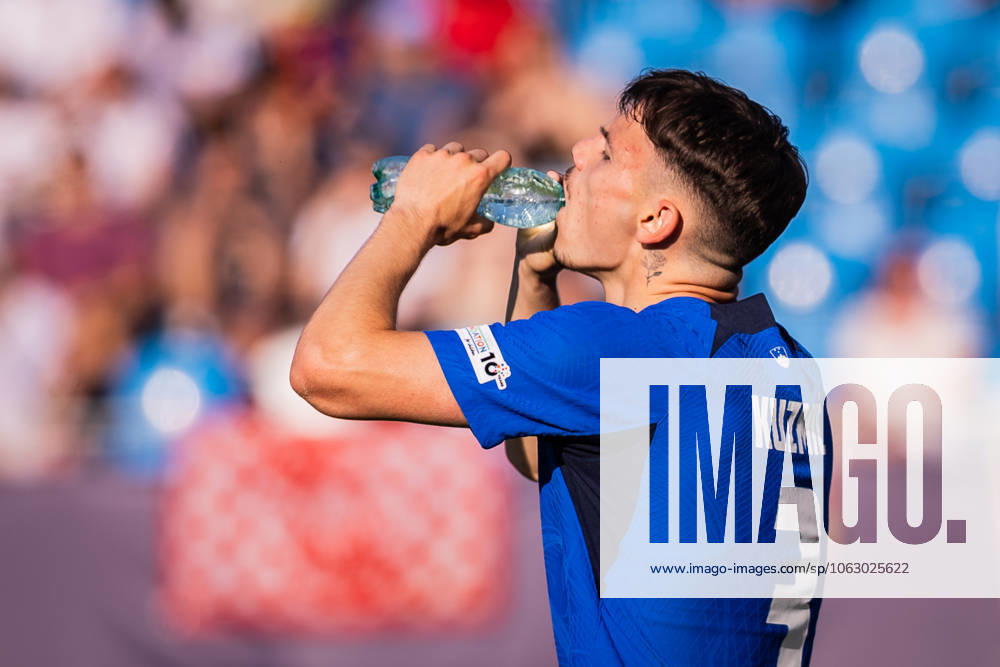 ENGLAND U21, U 21 - SLOVENIA U21 Srdan Kuzmic of Slovenia during the UEFA European Under-21 Championship 2025 Group B football match between England U21 and Slovenia U21. Stadium Nitra Arena, Nitra, Slovakia, June 15, 2025. Photo by Branislav Racko