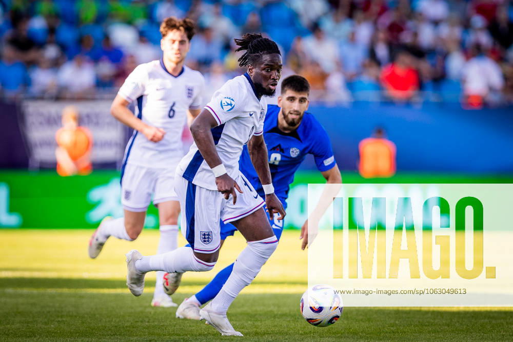 ENGLAND U21, U 21 - SLOVENIA U21 Jonathan Rowe of England during the UEFA European Under-21 Championship 2025 Group B football match between England U21 and Slovenia U21. Stadium Nitra Arena, Nitra, Slovakia, June 15, 2025. Photo by Branislav Racko