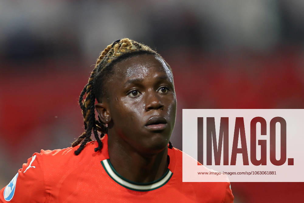 Geovany Quenda of Portugal is seen during the UEFA UNDER21 Championship Slovakia 2025 match between Portugal and Poland at Stadion na Sihoti. FInal Score; Portugal 5:0 Poland. Trenczyn Slovakia - ZUMAs197 20250614_aab_s197_120