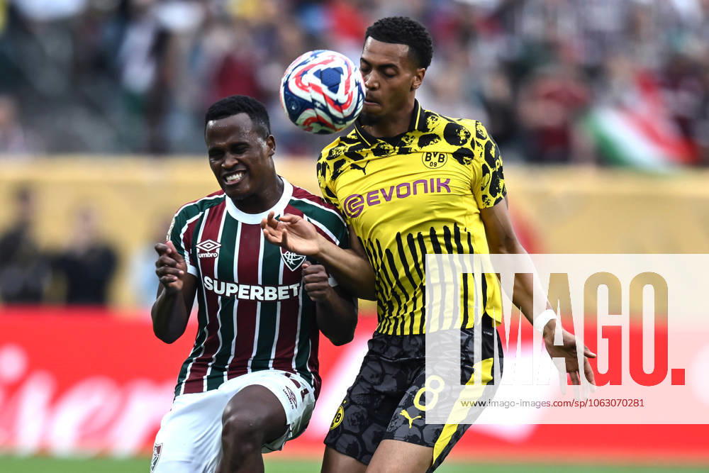 Db New York (Stati Uniti) 17 06 2025 - FIFA Club World Cup 2025 Fluminense-Borussia Dortmund foto Daniele Buffa Image nella foto: Felix Nmecha-Jhon Arias