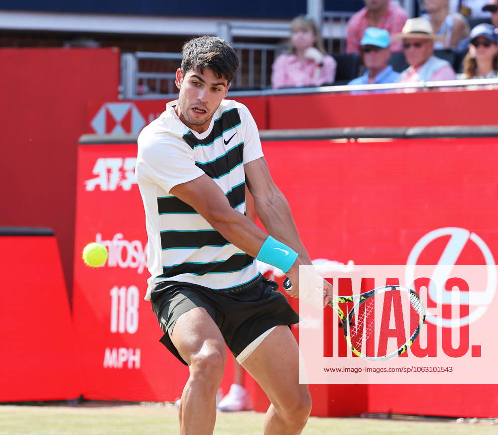 TENNIS - ATP, Tennis Herren Queen s Club LONDON,ENGLAND,19.JUN.25 - TENNIS - ATP Tour, HSBC Championships. Image shows Carlos Alcaraz (ESP). GEPAxpictures Grieves