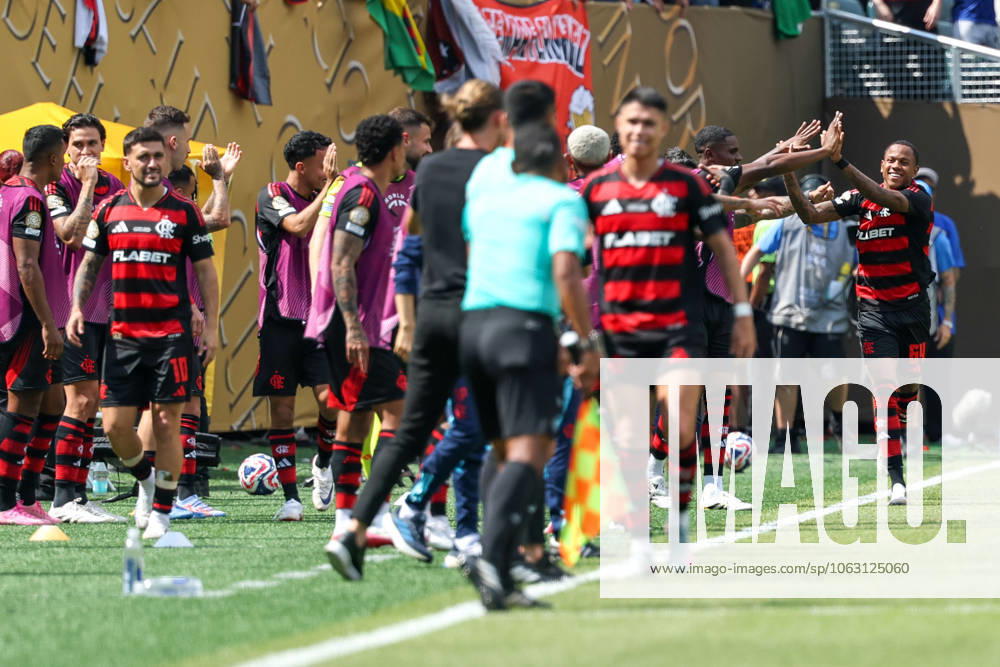 FIFA Club World Cup match between Flamengo and Chelsea Wallace Yan of Flamengo during FIFA Club World Cup match between Flamengo and Chelsea at Lincoln Financial Field in Philadelphia, United States, on Friday, 20th. Philadelfia Lincoln Financial Field PA United States
