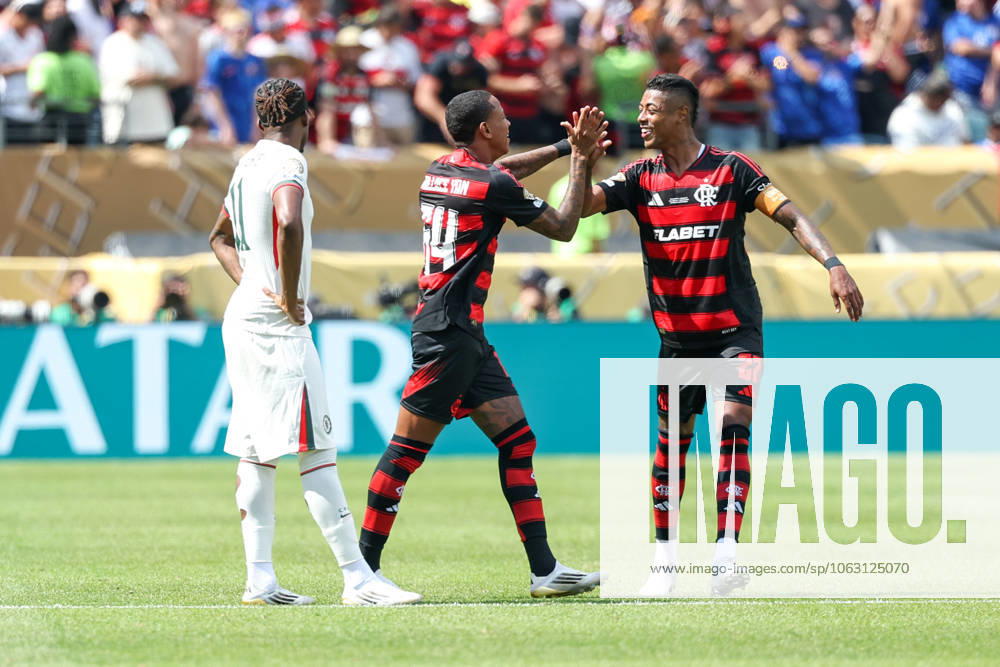 FIFA Club World Cup match between Flamengo and Chelsea Wallace Yan of Flamengo during FIFA Club World Cup match between Flamengo and Chelsea at Lincoln Financial Field in Philadelphia, United States, on Friday, 20th. Philadelfia Lincoln Financial Field PA United States