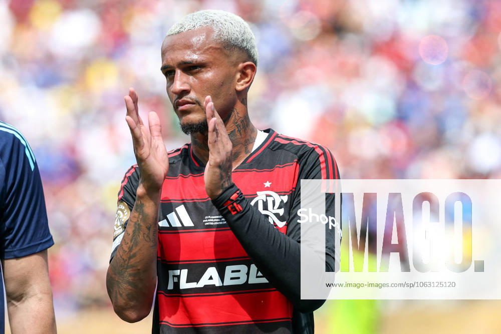 FIFA Club World Cup match between Flamengo and Chelsea Wesley of Flamengo during FIFA Club World Cup match between Flamengo and Chelsea at Lincoln Financial Field in Philadelphia, United States, on Friday, 20th. Philadelfia Lincoln Financial Field PA United States