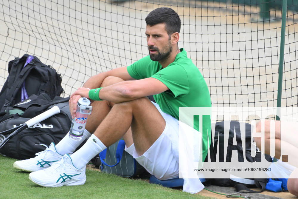 Ahead of Wimbledon Tennis Championships LONDON, UNITED KINGDOM - JUNE 23: Serbian tennis player Novak Djokovic is seen as he attends the grass practice courts ahead of the Wimbledon tennis championships held at the All England Lawn Tennis and Croquet Club in London, United Kingdom on June 23, 2025. Ray Tang Anadolu London United Kingdom. Editorial use only. Please get in touch for any other usage.