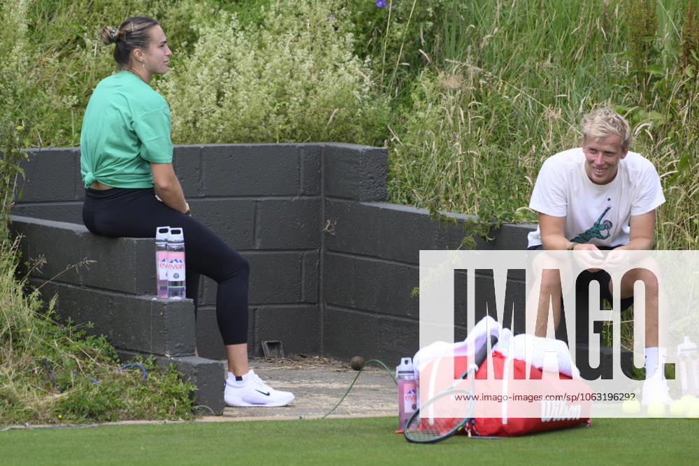 Ahead of Wimbledon Tennis Championships LONDON, UNITED KINGDOM - JUNE 23: Aryna Sabalenka is seen as she attends the grass practice courts ahead of the Wimbledon tennis championships held at the All England Lawn Tennis and Croquet Club in London, United Kingdom on June 23, 2025. Ray Tang Anadolu London United Kingdom. Editorial use only. Please get in touch for any other usage.