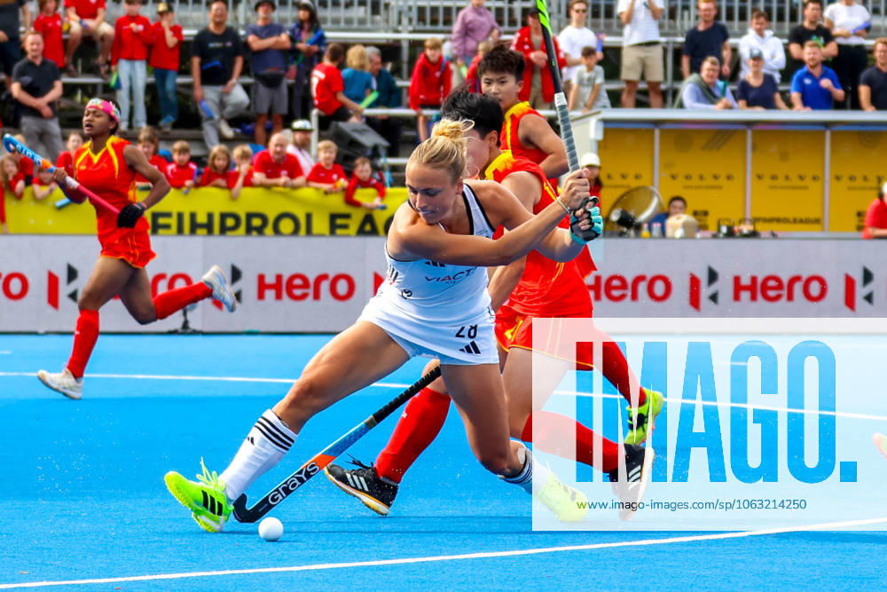 Bilder des Jahres 2025, Sport 06 Juni Jette Fleschütz (Team Germany, 28) by the shot, Pro League, Damen , German vs China, Photo : Foot.Bowl Thomas Sobotzki