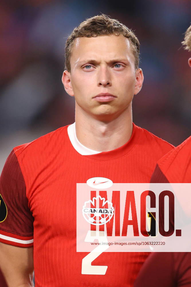 CANADA VS EL SALVADOR - COPA ORO - 24 JUNIO 2025 HOUSTON,TEXAS. JUNE 24th: Alistair Johnston 2 of Canada during the match between Canada and El Salvador in the Concacaf Gold Cup 2025, held at the Shell Energy Stadium, in Houston ,Texas (PHOTO BY FABIAN MEZA STRAFFON IMAGES IMAGO MANDATORY CREDIT EDITORIAL USE