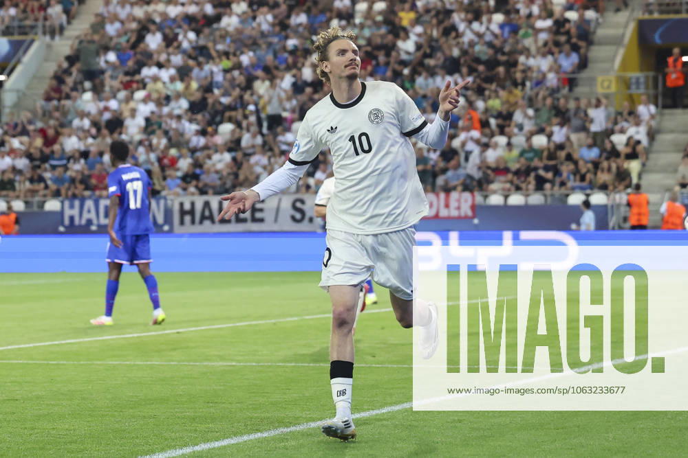 Nick Woltemade Germany celebrates after scoring his teams second goal, UEFA European Under 21 Championship 2025 Semi Final, Germany v France, KoÅ¡icka futbalova arÃ na, June 25, 2025 in KoÅ¡ice, Slovakia Photo by Marco Steinbrenner DeFodi Images Nick Woltemade Germany celebrates after scoring his teams second goal, UEFA European Under 21 Championship 2025 Semi Final, Germany v France, KoÅ¡icka futbalova arÃ na, June 25, 2025 in KoÅ¡ice, Slovakia Photo by Marco Steinbrenner DeFodi Images