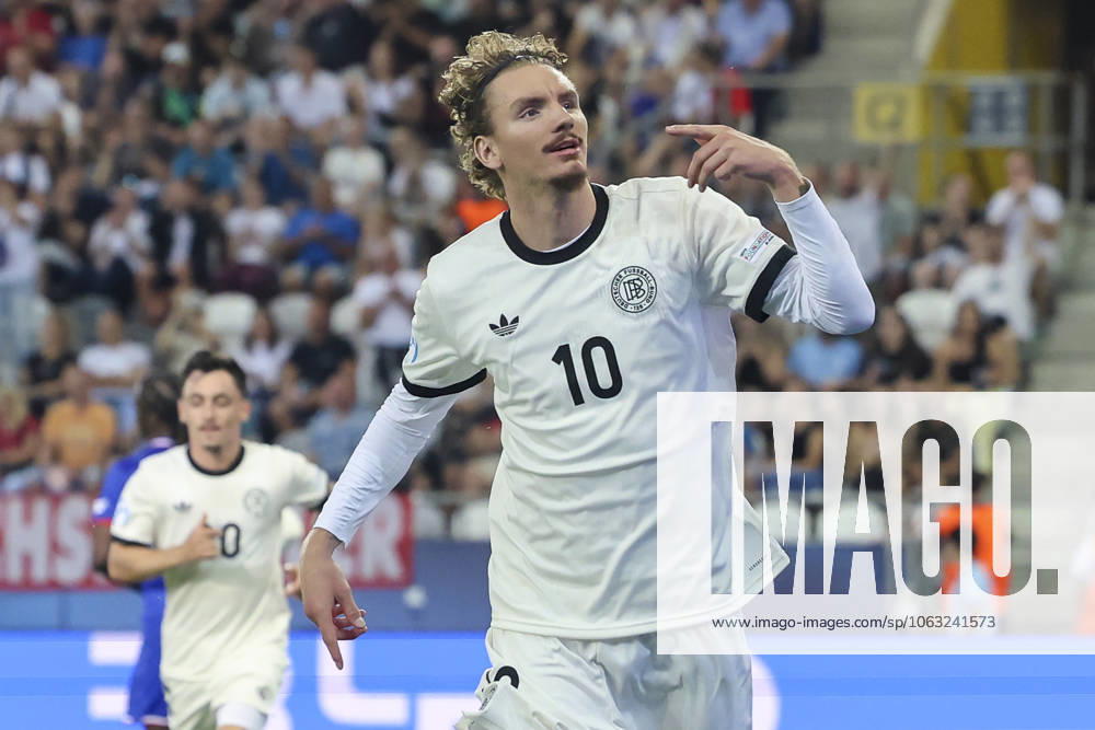 Nick Woltemade Germany celebrates after scoring his teams second goal, UEFA European Under 21 Championship 2025 Semi Final, Germany v France, KoÅ¡icka futbalova arÃ na, June 25, 2025 in KoÅ¡ice, Slovakia Photo by Marco Steinbrenner DeFodi Images Nick Woltemade Germany celebrates after scoring his teams second goal, UEFA European Under 21 Championship 2025 Semi Final, Germany v France, KoÅ¡icka futbalova arÃ na, June 25, 2025 in KoÅ¡ice, Slovakia Photo by Marco Steinbrenner DeFodi Images