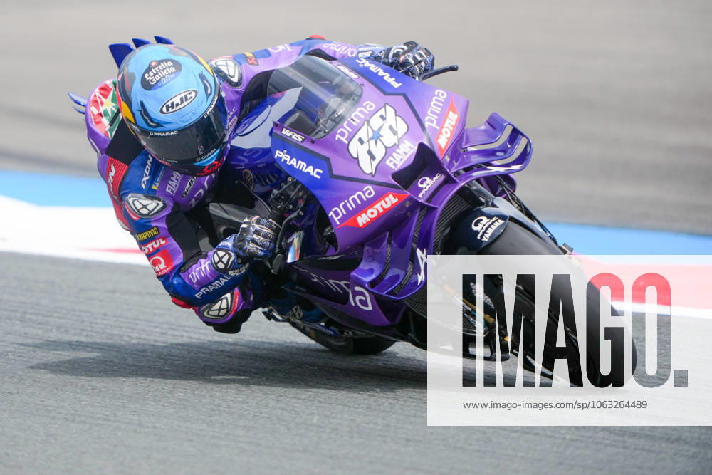 2025-06-27 MotoGP Free Practice 1 - Dutch Motul TT Assen 2025 ASSEN, NETHERLANDS - JUNE 27: Miguel Oliveira of Prima Pramac Yamaha MotoGP on Yamaha during the MotoGP Free Practice 1 at Dutch Motul TT Assen 2025 on June 27, 2025 in Assen, Netherlands. Assen TT Circuit Netherlands Content not available for redistribution in The Netherlands directly or indirectly through any third parties.