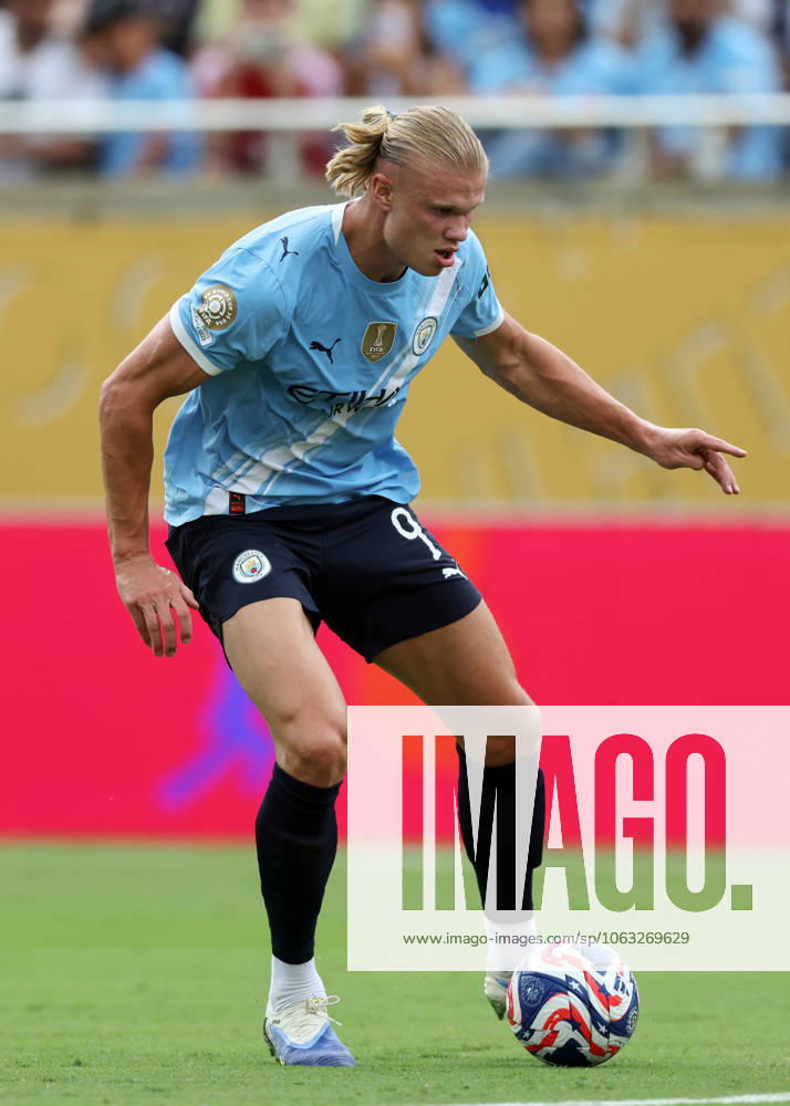 Orlando, USA, 26th June 2025. Erling Haaland of Manchester City during the Juventus vs Manchester City FIFA Club World Cup match at Camping World Stadium, Orlando. Picture credit should read: David Klein Sportimage . SPI_202_DK_Juventus_Man_City SPI-3993-0202