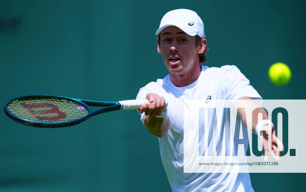 Alex De Minaur practices with Carlos Alcaraz Wimbledon Tennis Championships, Friday Practice, The All England Lawn Tennis and Croquet Club, London, UK - 27 Jun 2025London The All England Lawn Tennis and United Kingdom