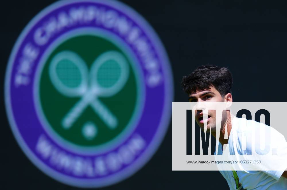 Carlos Alcaraz practices Wimbledon Tennis Championships, Friday Practice, The All England Lawn Tennis and Croquet Club, London, UK - 27 Jun 2025London The All England Lawn Tennis and United Kingdom