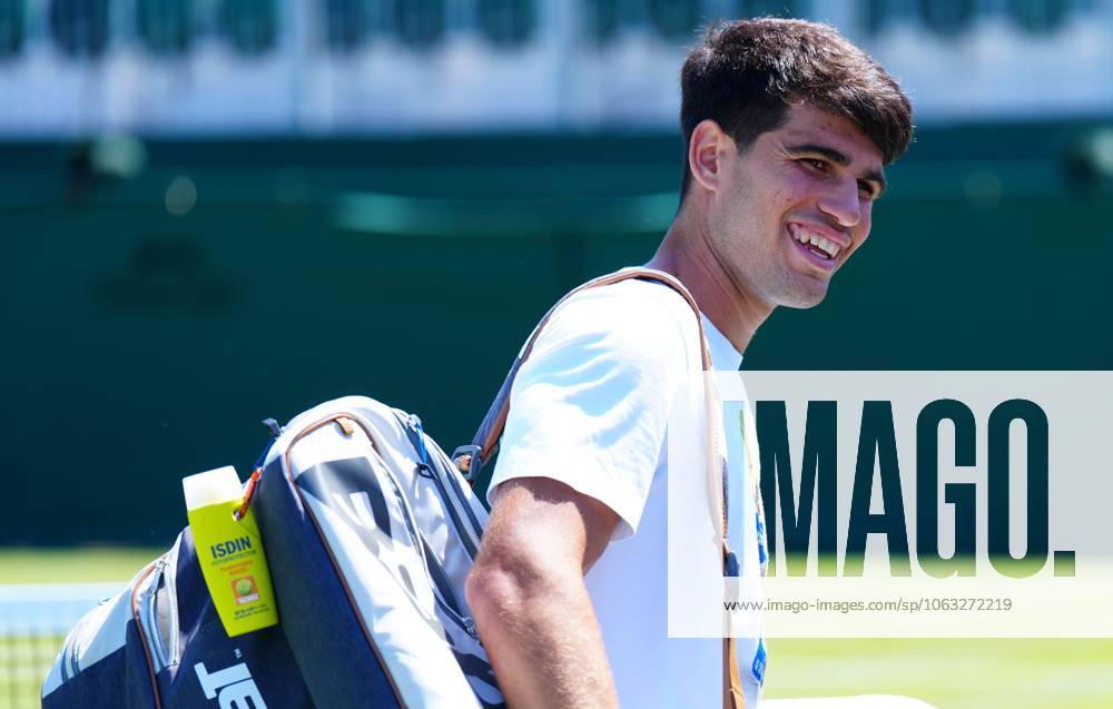 Carlos Alcaraz practices Wimbledon Tennis Championships, Friday Practice, The All England Lawn Tennis and Croquet Club, London, UK - 27 Jun 2025London The All England Lawn Tennis and United Kingdom