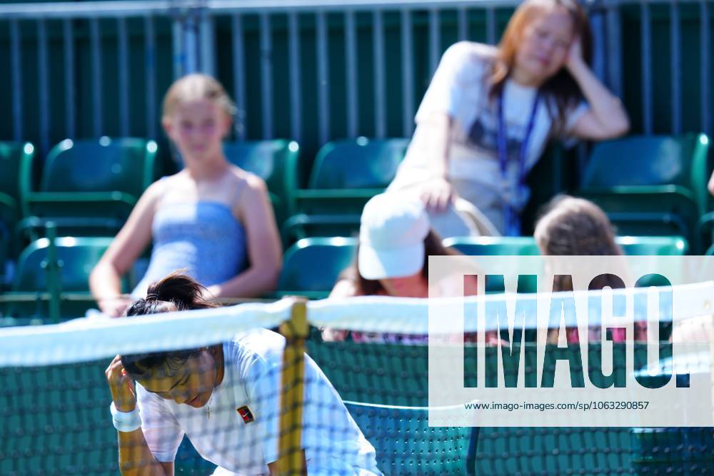 Emma Raducanu practices watched by her mother Wimbledon Tennis Championships, Saturday Practice, The All England Lawn Tennis and Croquet Club, London, UK - 28 Jun 2025London The All England Lawn Tennis and United Kingdom