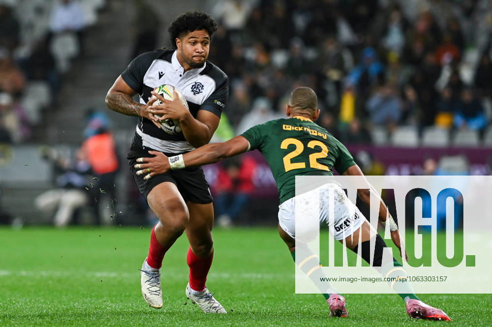 Qatar Airways Cup, DHL Stadium, Cape Town, South Africa 29 6 2025 South Africa vs Barbarians Leicester Faingaʻanuku of the Barbarians Leicester Faingaʻanuku 29 6 2025