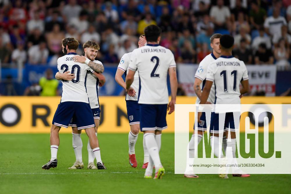 Harvey Elliott of England U21, U 21 celebrates their goal to make it 1-0 to England England U21 v Germany U21, UEFA U21 Championship, Final, National Football Stadium, Bratislava, Slovakia - 28 Jun 2025Bratislava National Football Stadium Slovakia