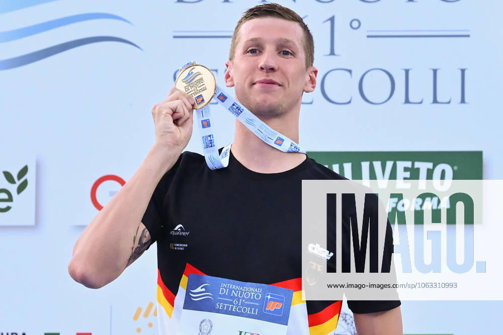 Bilder des Jahres 2025, Sport 06 Juni WELLBROCK Florian (GER) wins Men - 1500M FREESTYLE at the Day 3 of 61 Settecolli International Swimming at Foro Italico in Rome, Italy on June 28, 2025