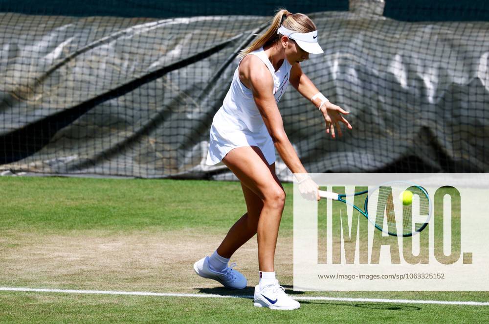 Katie Boulter during practice. Wimbledon Tennis Championships, Sunday Practice, The All England Lawn Tennis and Croquet Club, London, UK - 29 Jun 2025London The All England Lawn Tennis and United Kingdom