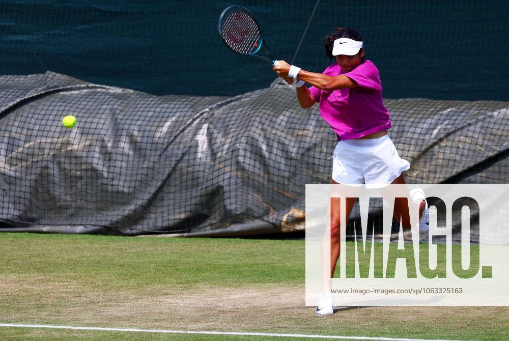 Emma Raducanu during practice. Wimbledon Tennis Championships, Sunday Practice, The All England Lawn Tennis and Croquet Club, London, UK - 29 Jun 2025London The All England Lawn Tennis and United Kingdom