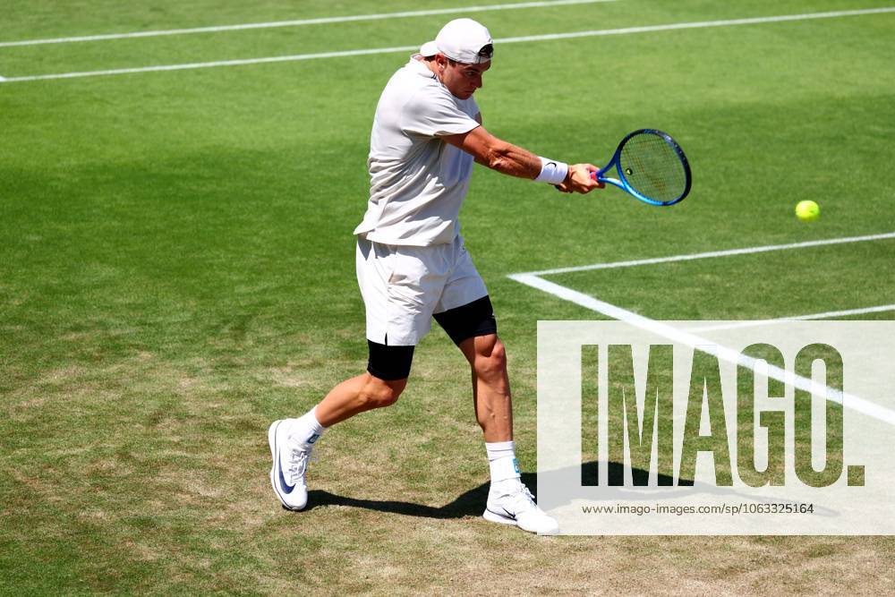 Jack Draper during practice. Wimbledon Tennis Championships, Sunday Practice, The All England Lawn Tennis and Croquet Club, London, UK - 29 Jun 2025London The All England Lawn Tennis and United Kingdom