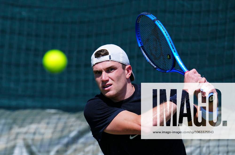 Jack Draper practices Wimbledon Tennis Championships, Sunday Practice, The All England Lawn Tennis and Croquet Club, London, UK - 29 Jun 2025London The All England Lawn Tennis and United Kingdom