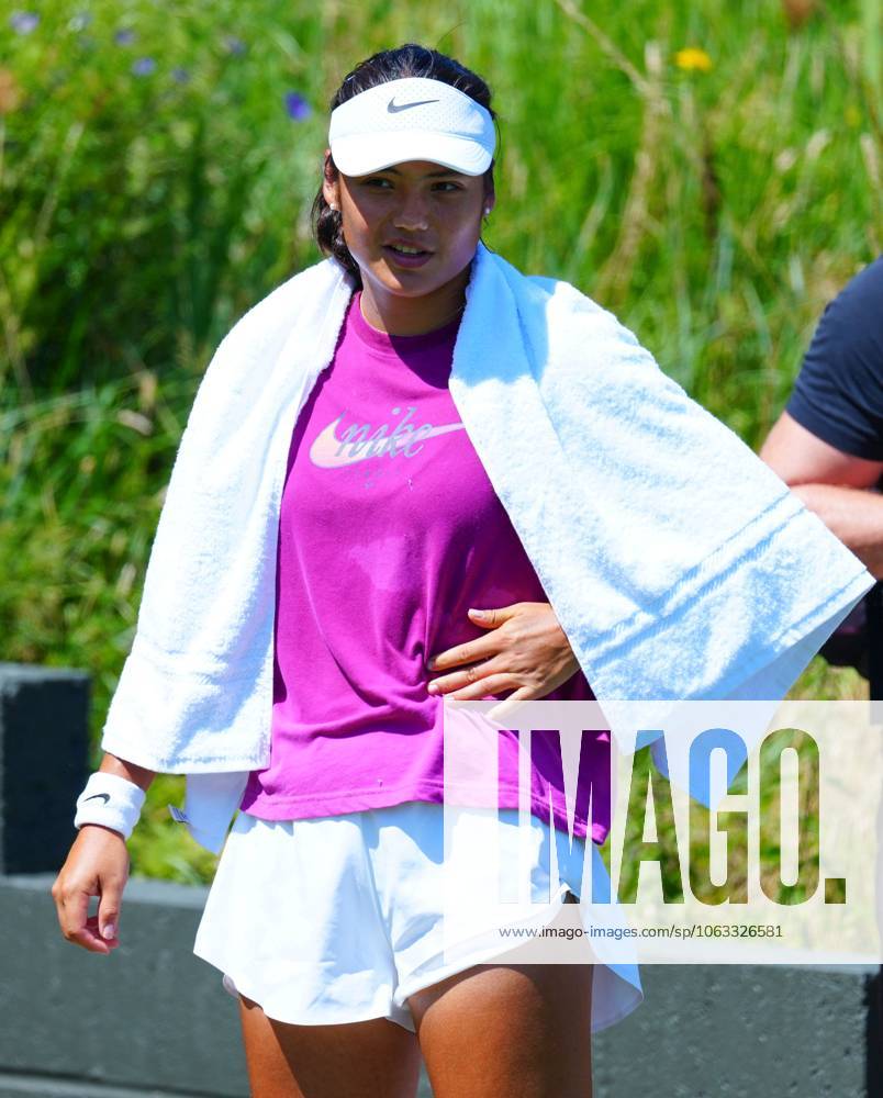 Emma Raducanu after practice Wimbledon Tennis Championships, Sunday Practice, The All England Lawn Tennis and Croquet Club, London, UK - 29 Jun 2025London The All England Lawn Tennis and United Kingdom