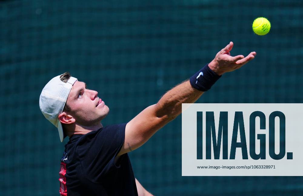 Jack Draper practices Wimbledon Tennis Championships, Sunday Practice, The All England Lawn Tennis and Croquet Club, London, UK - 29 Jun 2025London The All England Lawn Tennis and United Kingdom
